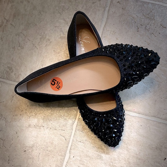 Lauren Lorraine women heels 5 1/2 size black - Picture 1 of 6